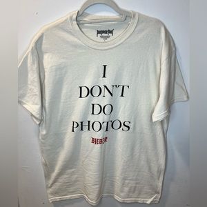 Justin Bieber Purpose Tour 2016 “I Don’t Do Photos Sorry” t-shirt